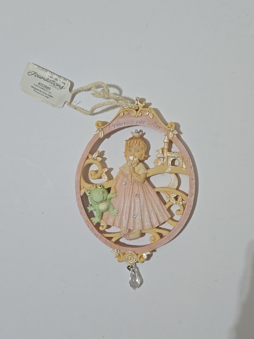 Enesco Foundations Little Princess Ornament By Artist Karen Hahn